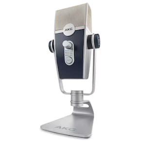 Microfone Condensador Ultra Hd Akg Lyra C44 Usb C Cinza