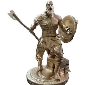 Boneco Thor God Of War Ragnarok Colecionável Estátua Resina