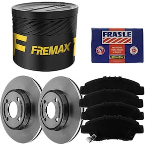 Kit Pastilha Disco Dianteiro Ventilado Fit 1.5 2014 a 2021