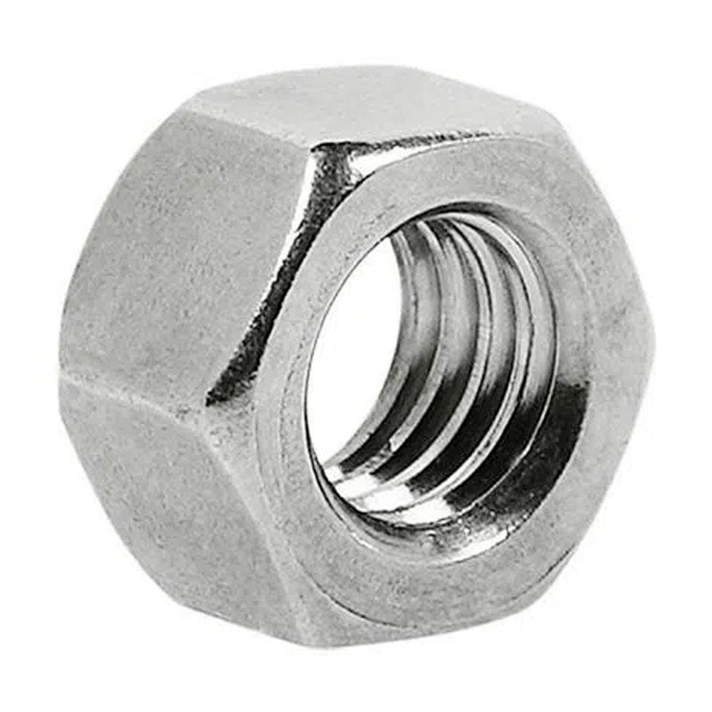 Pacote 50 Porcas Sextavada Zincada 3/4 Pol Rosca UNC