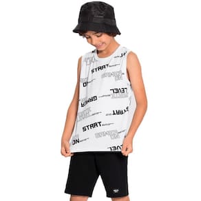 Regata Infantil Meia Malha Gamer Alakazoo Ref: 38872 04/10