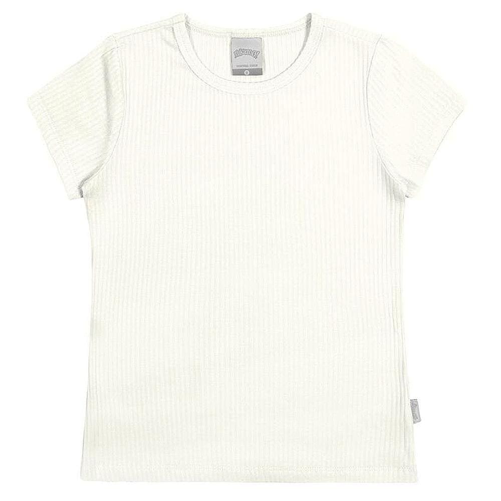 Blusa Manga Curta Malha Canelada Alakazoo  Ref: 00139  04/10