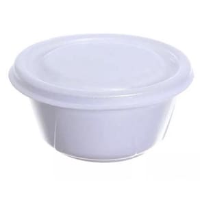 Pote Térmico Cumbuca Isopor 300ml C/tampa - 50 Unidades Copobras