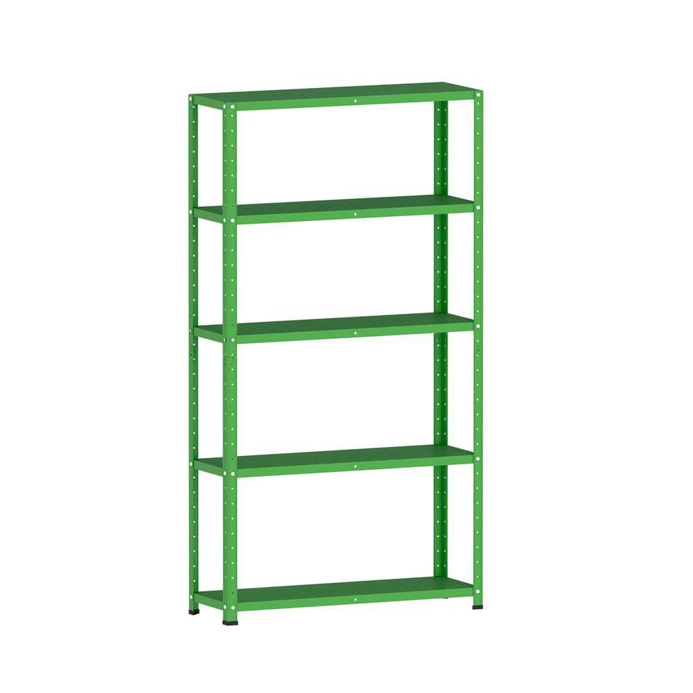 Estante De Aço 175X92x30 5 Prat. C/ Reforço Pandin - Verde