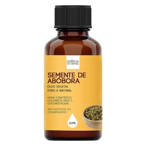 Óleo Vegetal de Semente de Abóbora - 60ml Puro e Natural