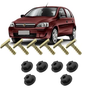 Kit Parafusos e Porcas Para Moldura do Para-lama Dianteiro Corsa Hatch Joy Maxx Premium SS