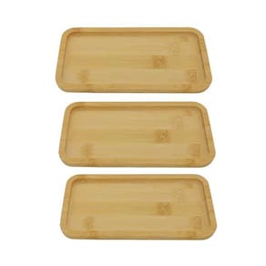 Conjunto 3 Travessas Retangular Bambu Class Home
