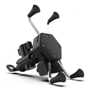 Suporte De Celular Com Carregador 2.4a Usb Para Moto Fixação