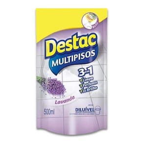 Refil Destac Limpador Diluível Lavanda Sachê 500ml