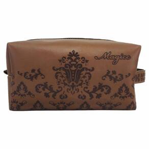 Necessaire Casual Feminina Arabescos Marrom, Magicc