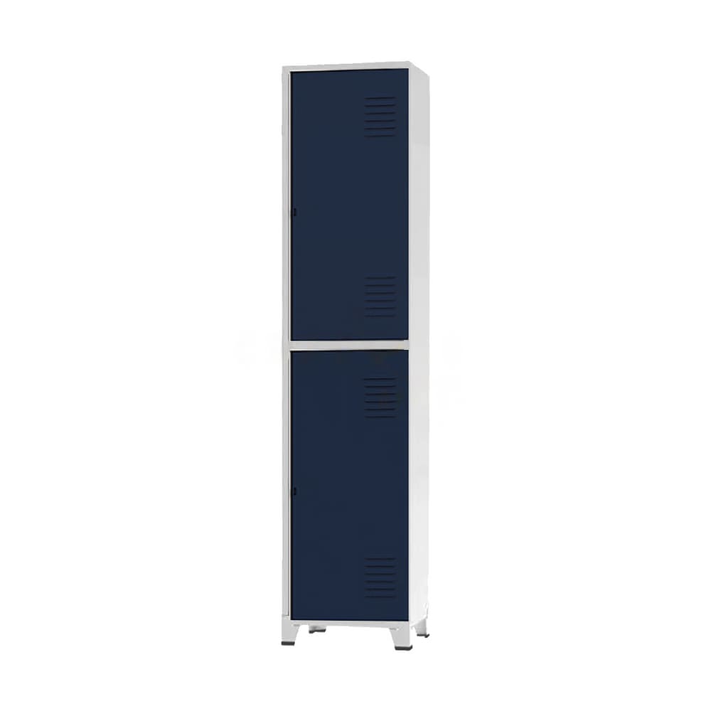 Roupeiro De Aço Insalubre 2 Portas Vestiário Nr 18/24 Locker Azul Marinho
