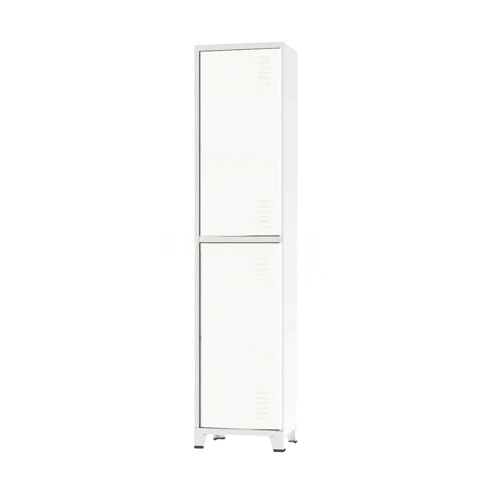 Roupeiro De Aço Insalubre 2 Portas Vestiário Nr 18/24 Locker Branco