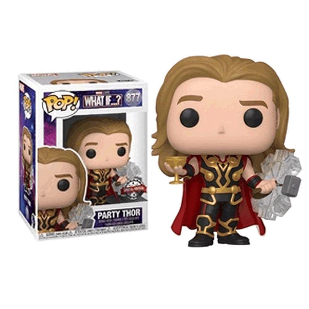 Funko Pop What If Thor Party 877 Marvel Studios Bobblehead