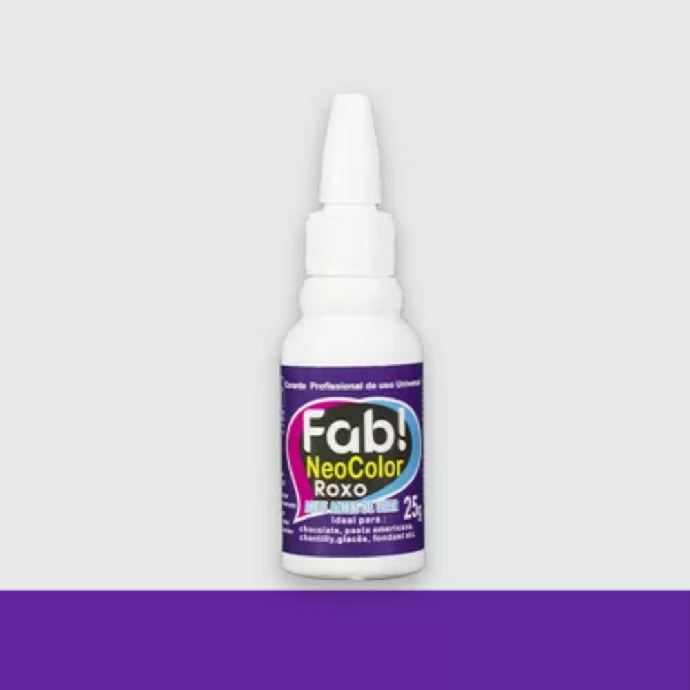 Corante Em Gel Neocolor Roxo 25g Fab