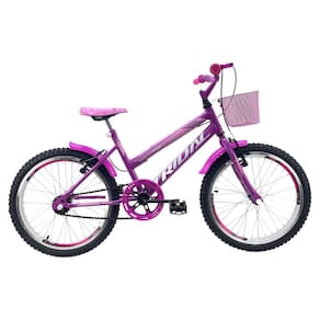 Bicicleta Aro 20 Feminina Infantil Tridal Pink