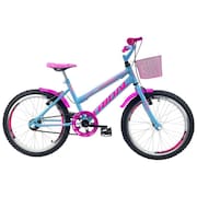 Bicicleta Aro 20 Feminina Infantil Tridal Azul Céu