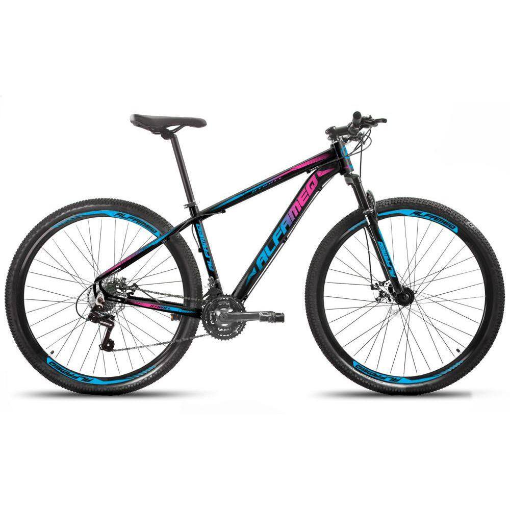 Bicicleta Alfameq Stroll Disc M Aro 29 Susp. Dianteira 24 Marchas - Azul