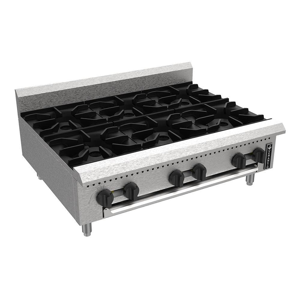 Fogão Industrial 6 Bocas Venâncio a Gás Natural Linha Prime 22082