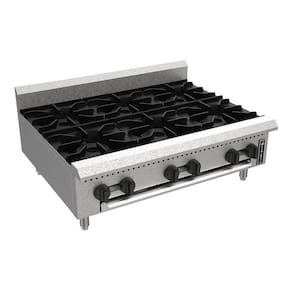 Fogão Industrial 6 Bocas Venâncio a Gás Natural Linha Prime 22082