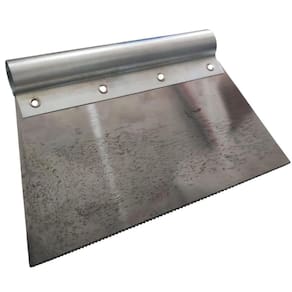 Kit 3 Espatula Aço Dentada Aplicar Piso Vinilico 20Cm P.A.G