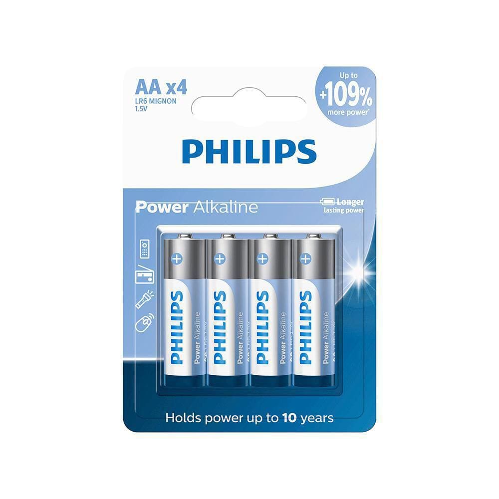 Kit 8 Pilhas Philips Alacalina Aa