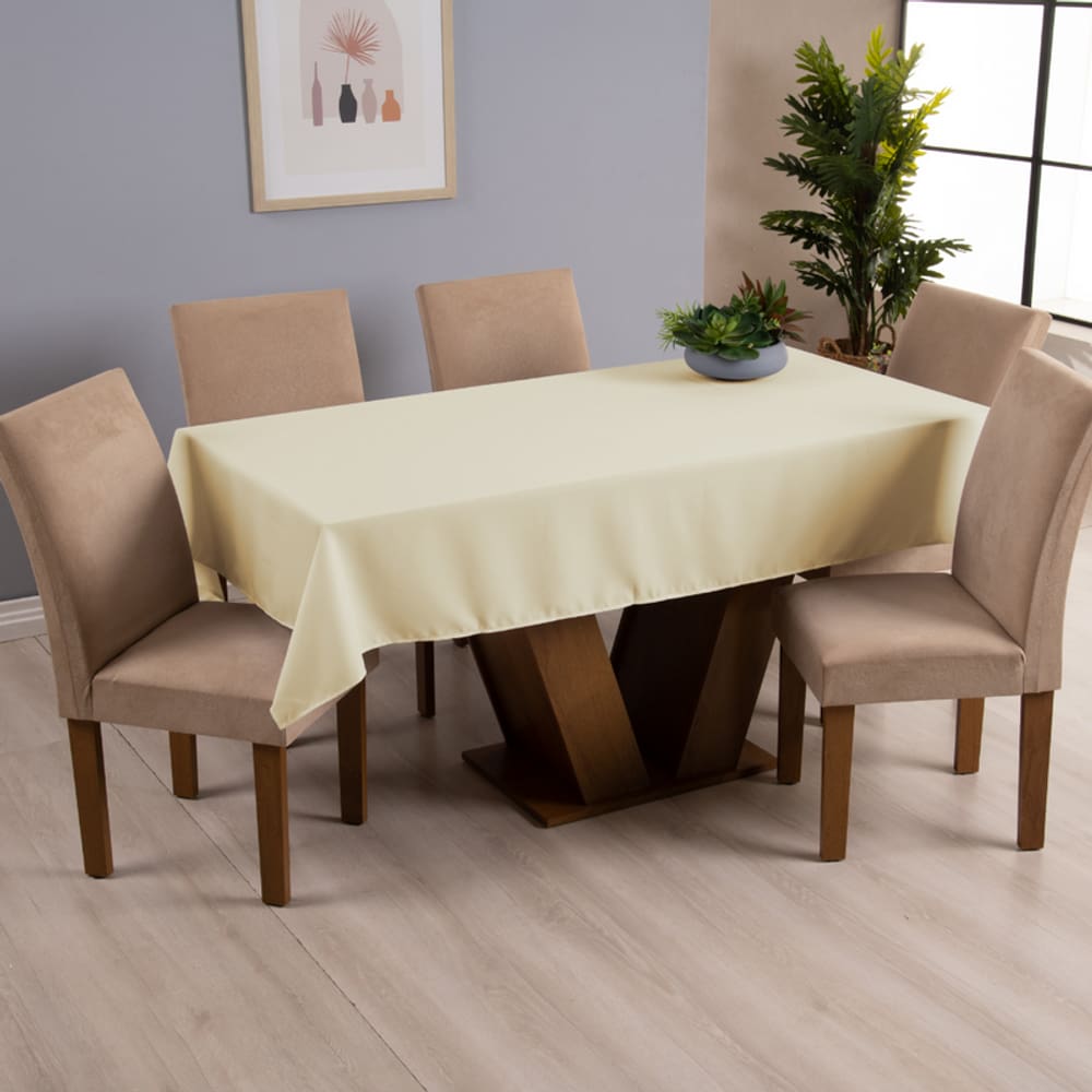Toalha de Mesa Basic 6 Lugares 1 Pç
