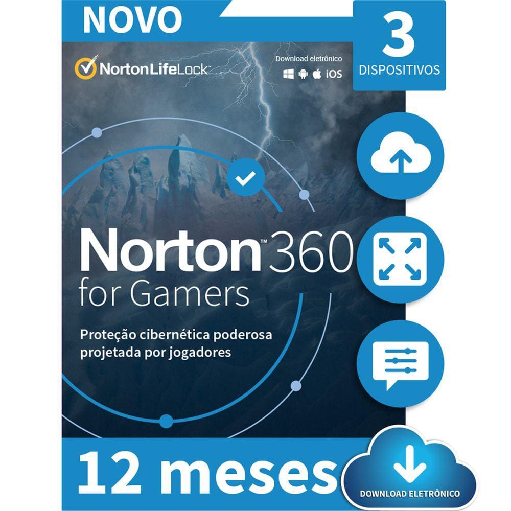 Norton 360 Gamers 3 Device 12 Meses - ESD 21415189