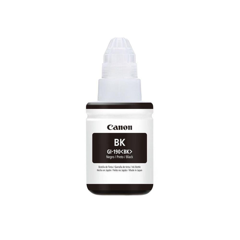 Refil de Tinta Canon Preto para Impressora G1100/2100/3100/3102- GI190BK