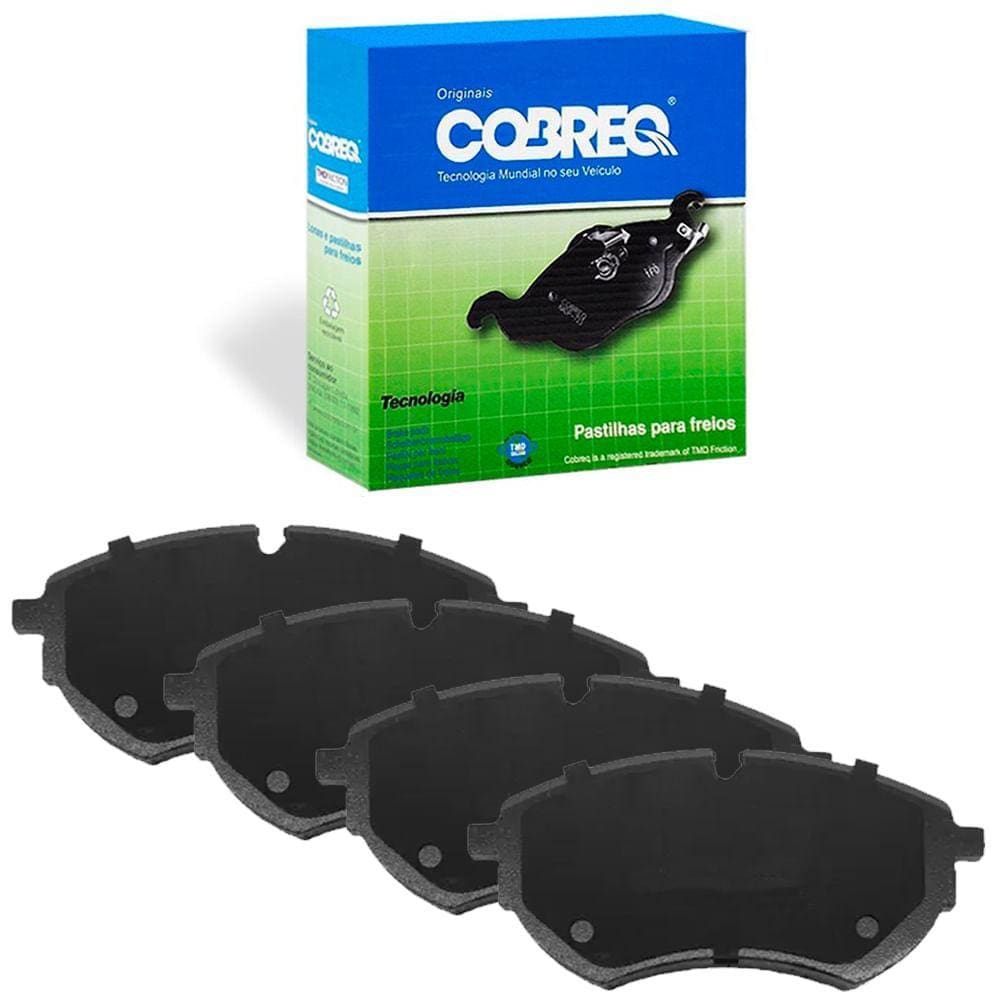 Kit Pastilha Freio Cerâmica Amarok 3.0 18 a 20 Tras Cobreq