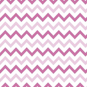 Kit 9 Rolos Papel De Parede Adesivo Chevron Rosa Branco 3,0M