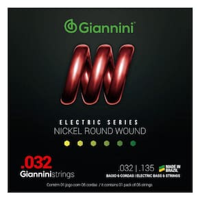 Corda Giannini para Contrabaixo Geebrs 6 0.032" Pesado