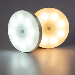 Luminária LED Recarregável sem Fio com Sensor de Movimento