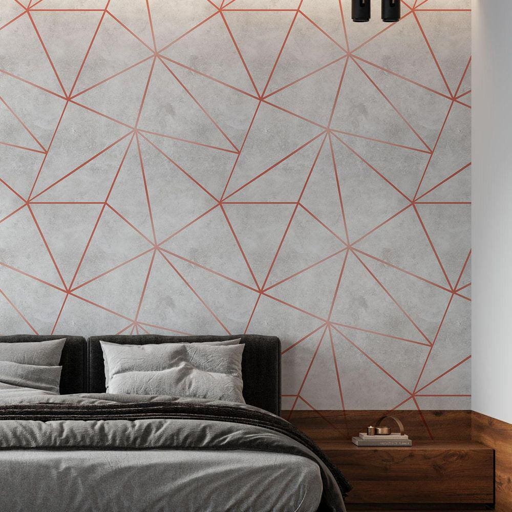 Kit 7 Rolos Papel De Parede Adesivo Zara Cimento 3,0M