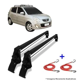 Rack De Teto Bagageiro + 2 Elasticos Picanto Ano 06/17