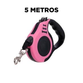 Coleira De Pet Passeio Cachorro Gato 5 Metros