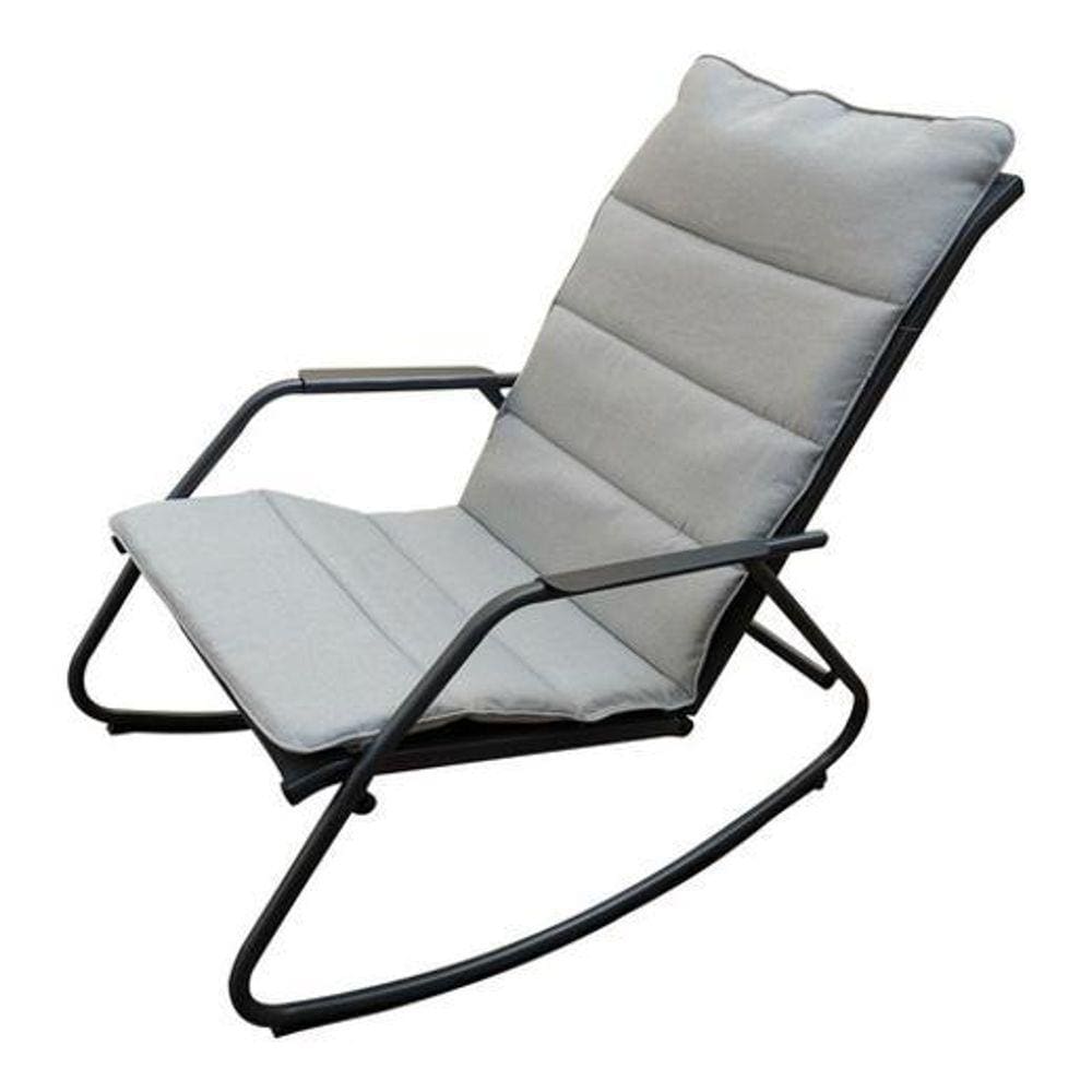 Cadeira De Balanço Jardim Premium 90X61Cm - Cinza