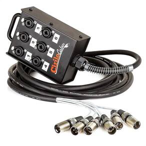 Medusa 6 Vias Com Conectores Combo - Cirilo Cabos 10M
