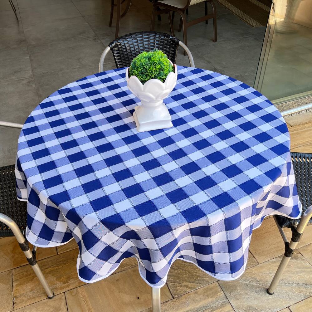 Toalha de Mesa Redonda Gourmet 1,45M Diâmetro