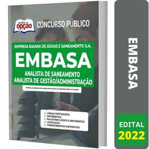 Apostila Concurso Embasa - Analista De Gestão Administração