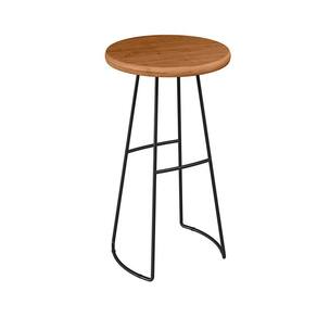 Mesa Bistrô Alta para Cozinha Estilo Industrial Aura D09 Peroba - Mpozenato