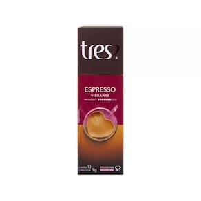 Cápsula De Café Tres Corações Espresso Vibrante 10 Cápsulas