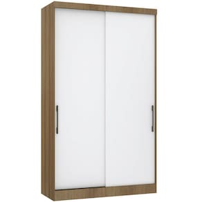 Guarda Roupa Modulado 134,50cm 2 Portas de Correr Paris Luciane Móveis