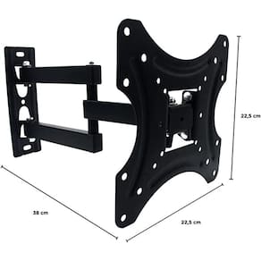 Suporte Tv Articulado 32 A 55 Polegadas Universal Até 22 Kg