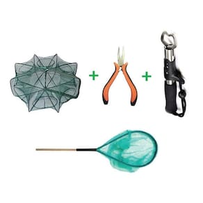 Kit Pesca Completo Covo Passagua Alicate Bico e Pega Peixe