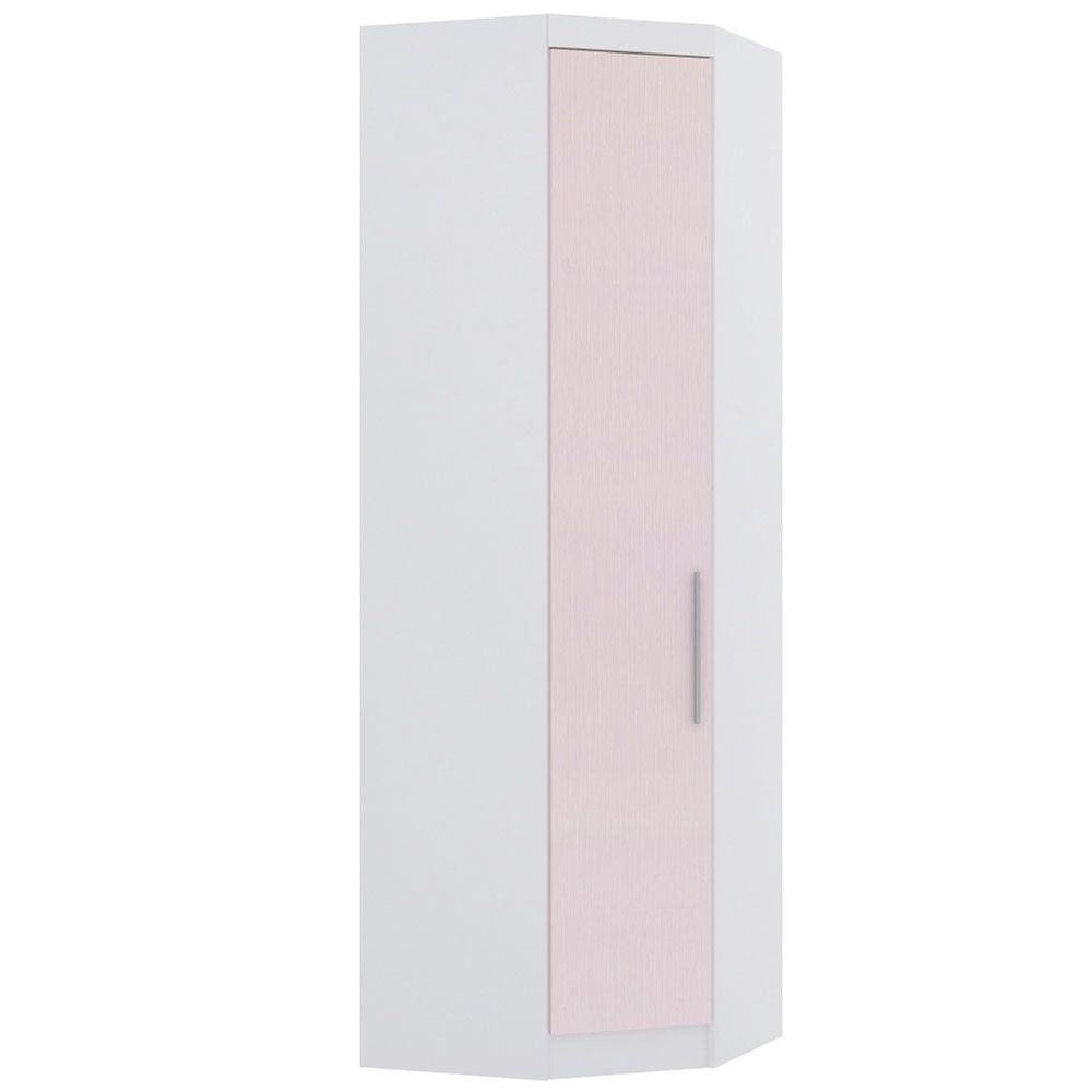 Guarda Roupa de Canto Diagonal Modulado 70cm 1 Porta Alpes Luciane Móveis