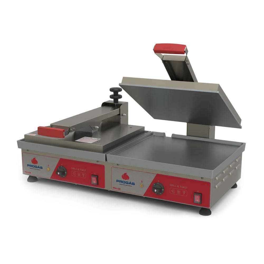 Prensa Dupla Profissional Elétrica Alumínio Lanche PRA-45ED 220V - Progás P42303