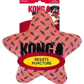 Brinquedo Pelúcia Kong Maxx Star Com Apito Para Cães Sm/md