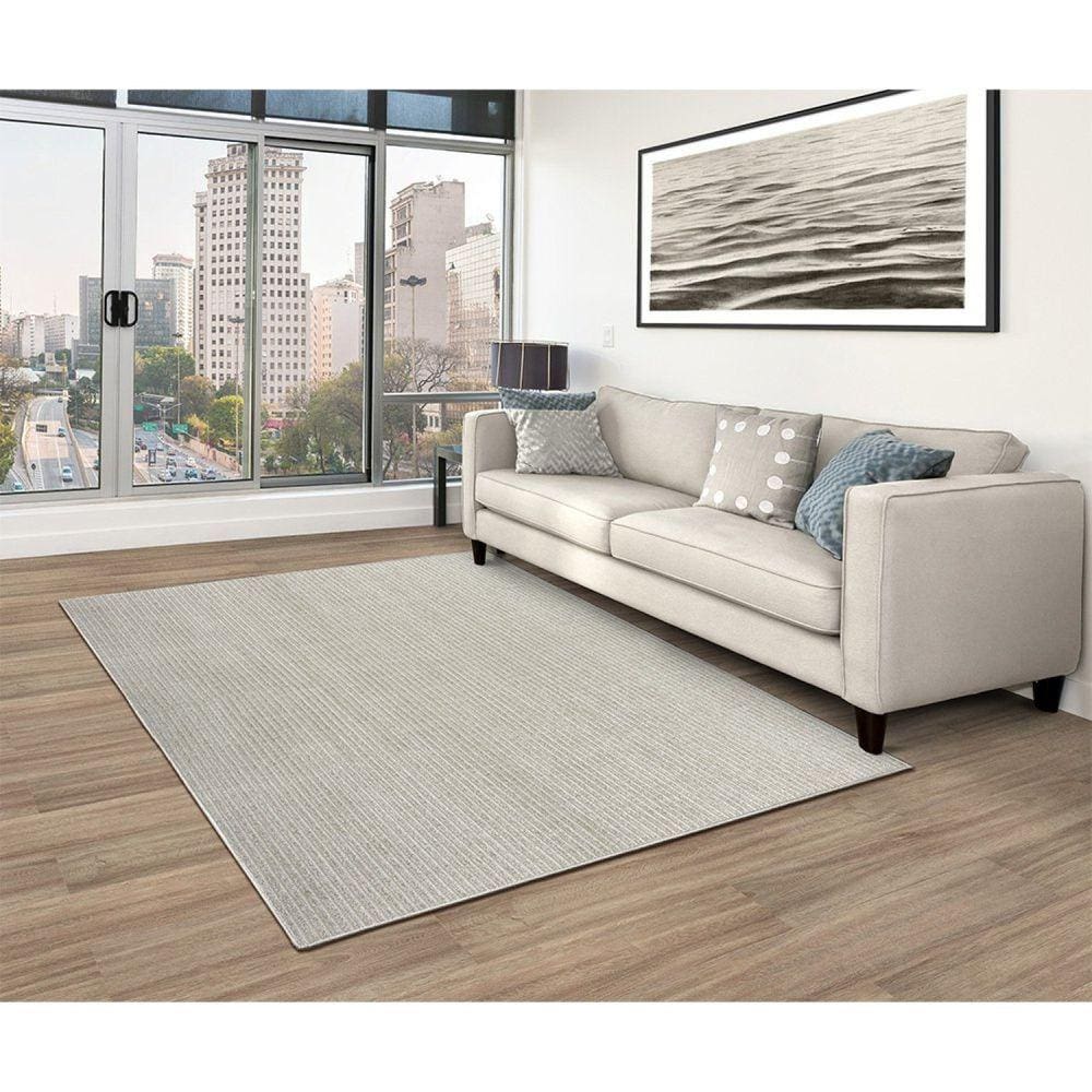 Tapete Chevron 100x150cm Tapetes São Carlos Prata