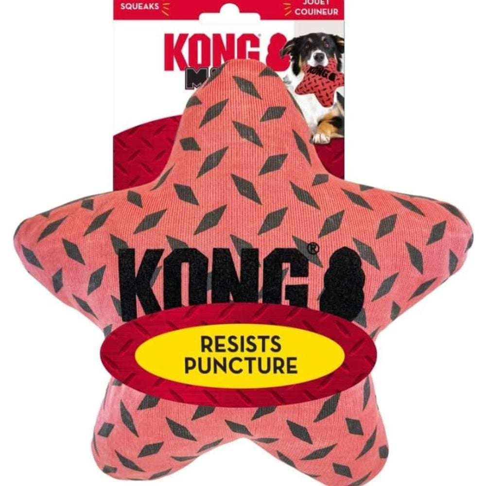 Brinquedo Pelúcia Kong Maxx Star Com Apito Para Cães Md/LG