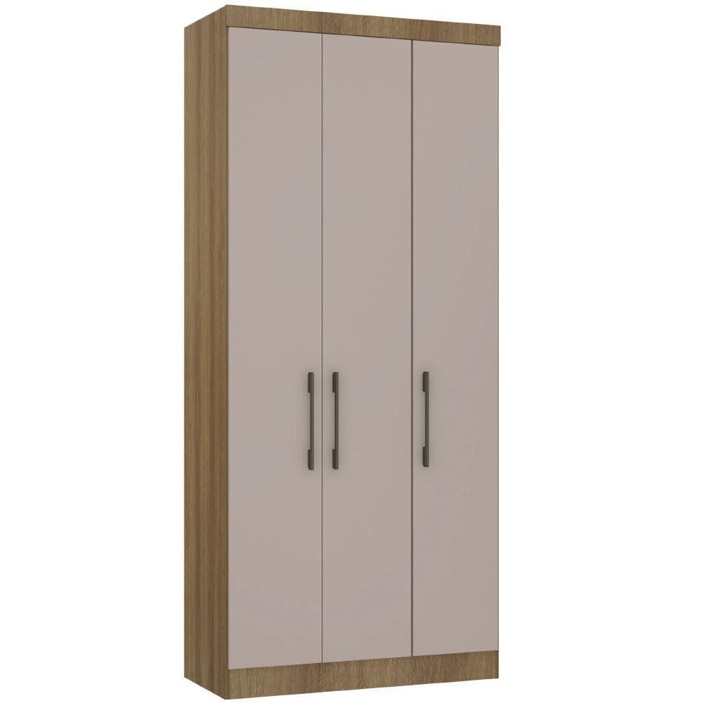 Guarda Roupa Modulado 101,50cm 3 Portas Paris Luciane Móveis